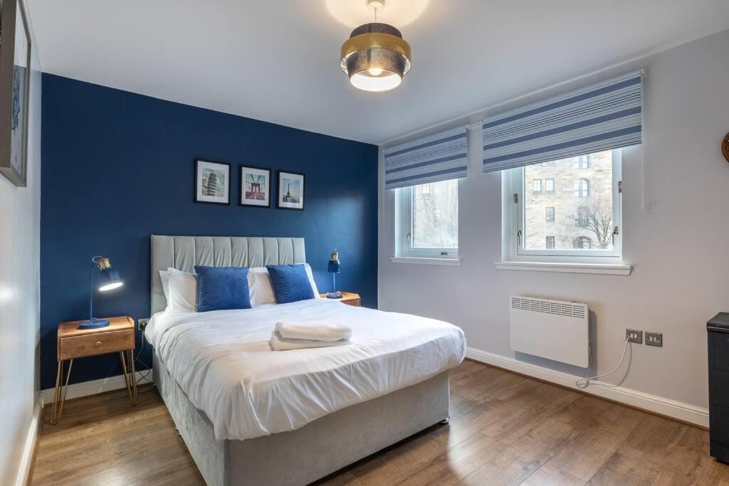 ** Modern Merchant City 1 Bed Apartment With Free Parking ** Glasgow Eksteriør billede